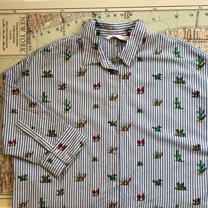 Zara Cactus Button Up
